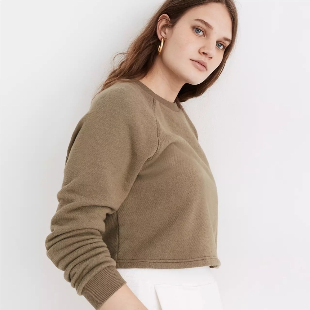 MWL Airyterry Crop Sweatshirt (Madewell)